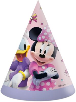 Minnie Mouse, klobúčiky, 6 ks